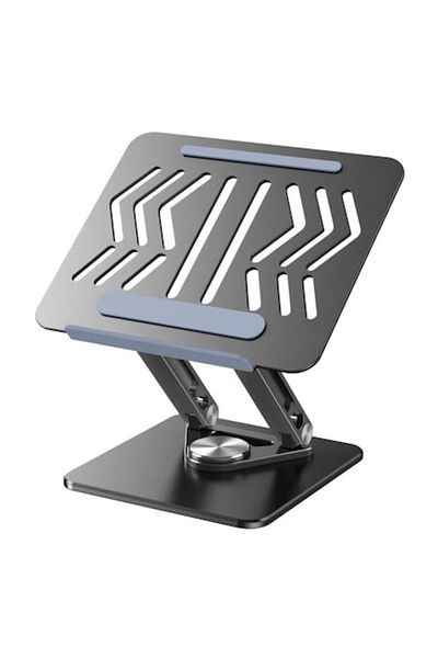 OEM Suport Laptop Ergonomic, Portabil, Reglabil, cu Baza Rotativa 360°, Universal, Pliabil, Aluminiu si