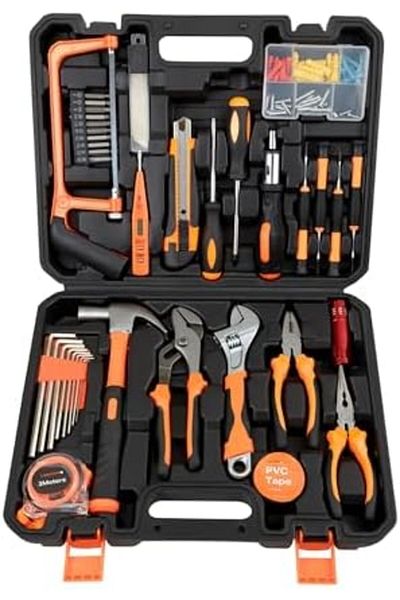 Lawazim 100-Piece Tool Set – Heavy-Duty Kit with Bag for Garage, Home, DIY & Workshop Use