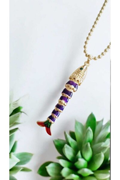 İNİTİUM VIP Seri Renkli Balık Şans Kolyesi