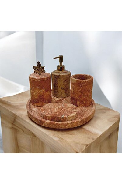 AURA STONE Oniks Doğaltaş Banyo Seti