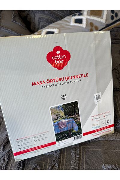 Cotton Box Set Față de Masă Runner Panama Paula Salmon 180 X 230 Cm