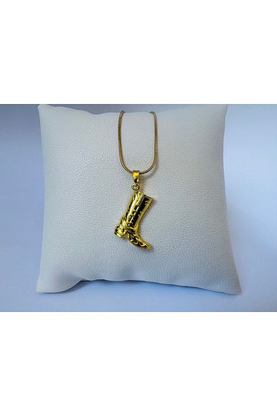 Judas Takı Steel Boots Necklace