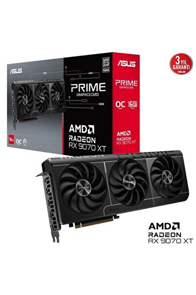 ASUS 16GB PRIME RX9070XT GDDR6 256bit HDMI-DP PCIE 5.0