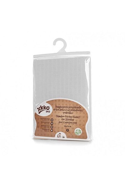 XKKO Bamboo fitted sheet 50x70 cm White XKKO