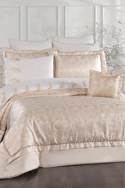 Çeyiz Diyarı Savana 10 Piece Dowry Set Cream