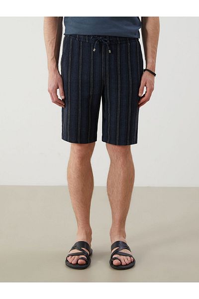 LC Waikiki Lcw Standard Mold Striped Men's Shorts Fast Fashion
