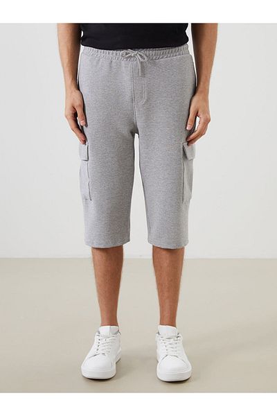 LC Waikiki Pantaloni scurți pentru bărbați, albastru bleumarin, cu croiala standard
