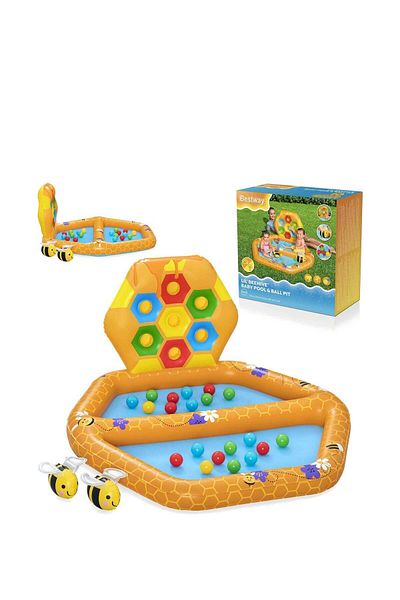 BESTWAY Inflatable Bee Pool for Kids 12 Months and Above by Bestway