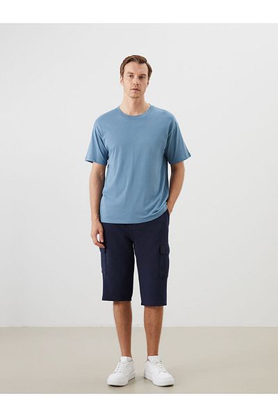 LC Waikiki Navy Blue Standard Fit Men's Shorts