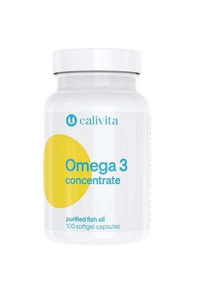 Calivita Supliment alimentar concentrat Omega 3 bogat în acizi grași Omega 3 (100 capsule moi) - Calivita