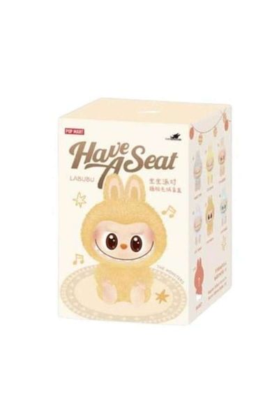 OEM Labubu Plush Toy 'have A Sit', Keychain, Blind Box, Pop Mart, 17 Cm, Multicolor