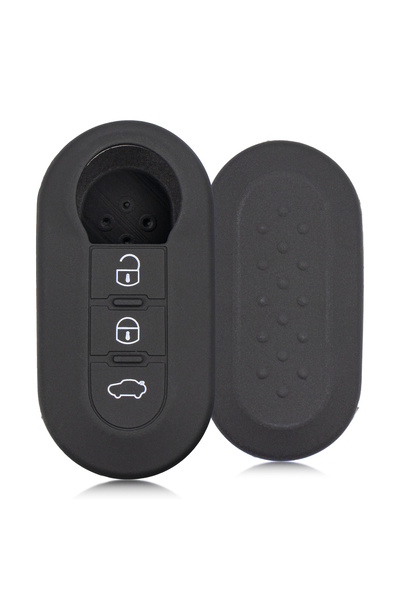 Rem Anahtar Oto Elektronik Anahtar حافظة مفاتيح من السيليكون بأزرار ثلاثية من...