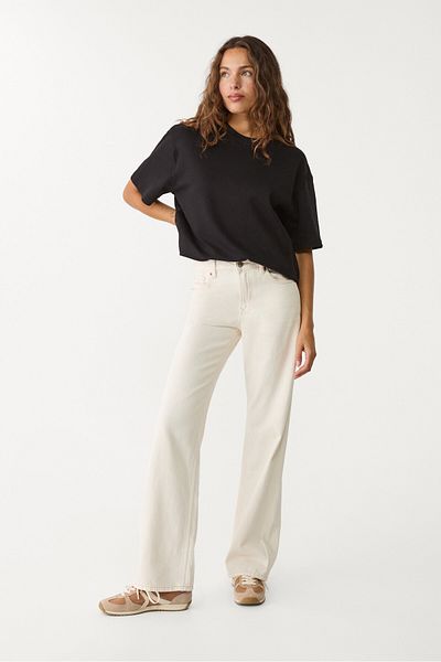 Stradivarius D92 straight wide jeans
