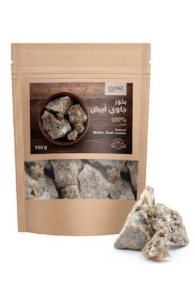 clenz 100% Natural White Jawi Incense - 100g