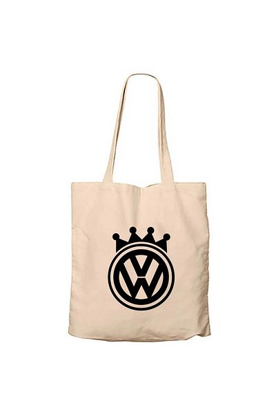 Z zepplin Τσάντα Volkswagen King Logo Cream Canvas