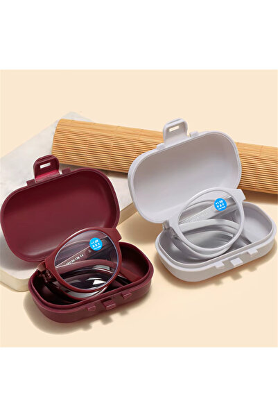 GENERAL MINI folding reading glasses + 2, 50, unisex, ultra light with box, anti blue light – Brodeaux