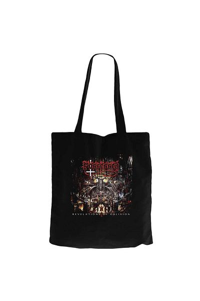 Z zepplin Possessed Revelations of Oblivion Black Canvas Tote Bag