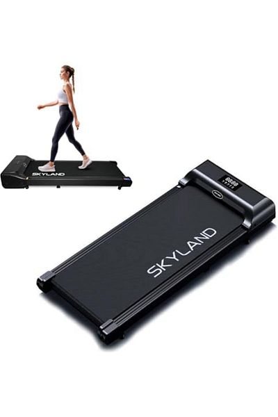 Skyland SKY LAND Ultra Slim Walking Pad | Under Desk Treadmill for Home & Office | Quiet 2HP Motor, LED Disp