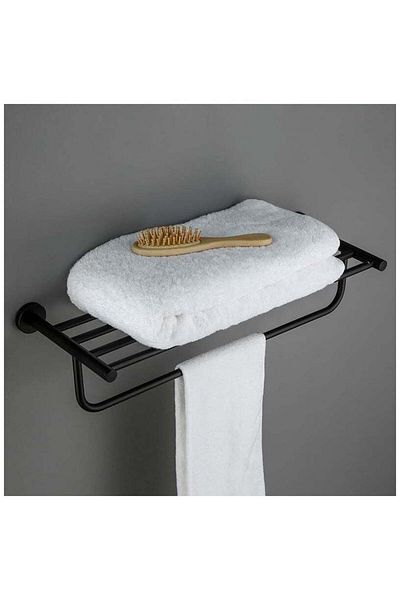 Roomlyne Stainless Steel Bath Hardware Black, Bathroom Accessories