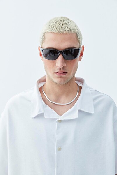 VAMOSCLO Πουκάμισο λινό oversize λευκό