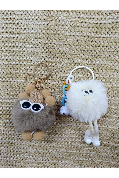 MUTE BAG Bag Charm // Ornament // Keychain / Trend Bag Charm 2 Pcs