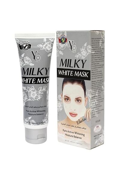YC Face Mask Milky White 100ml – Brightening, Hydrating & Nourishing Mask for Soft, Glowing Skin