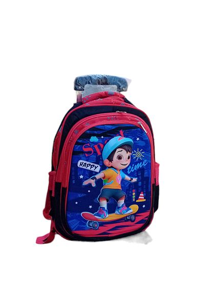 OEM 3D troller backpack, light-up wheels, boys, 6-12 years, 43 x 35 x 25 cm