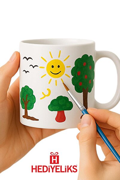 HEDİYELİKS مجموعة تلوين الأكواب
