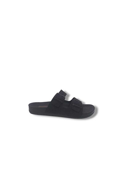 Zerhan Elispoly 225 Men's Black Buckle Daily Use Slippers