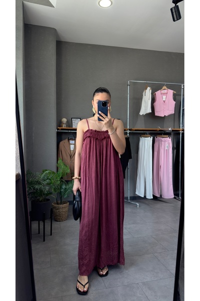 YOUR NAME Μακρύ φόρεμα με σχοινί