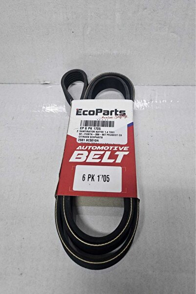 ECOPARTS Ford Fiesta V Kayış 2002-2010 arası 6 PK 1705 no uyumludur OEM 2S61 ...
