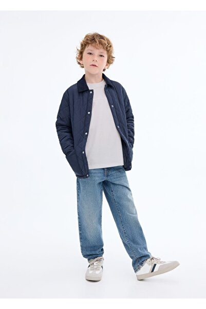 MANGO Kids Stitching detailed T-shirt