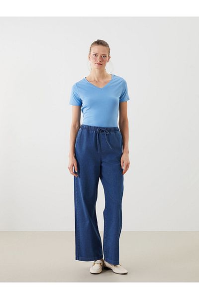 LC Waikiki Tricou de damă din bumbac standard, flexibil, din bumbac pieptănat