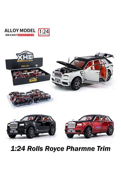 hediyecik 1:24 Rolls Royce Pharmne Trim Diecast Collectible Metal Model Car