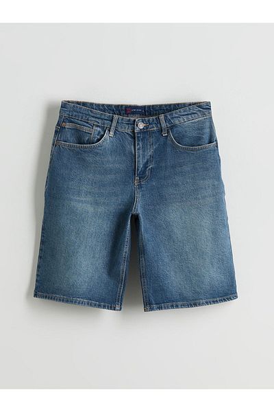 LC Waikiki Comfortable Fit Men's Jean Shorts