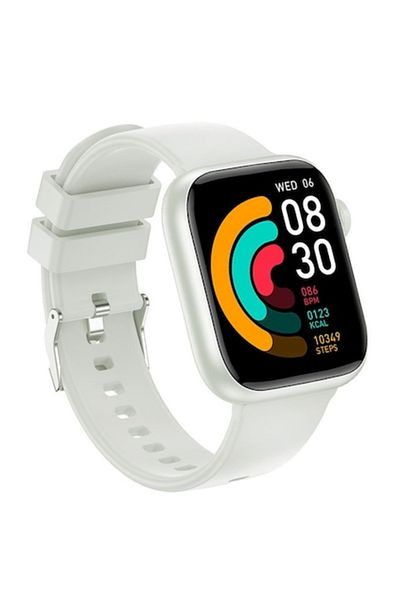OEM Smartwatch with HD Screen, Calls and Messages via Bluetooth, Heart Rate Monitoring - White