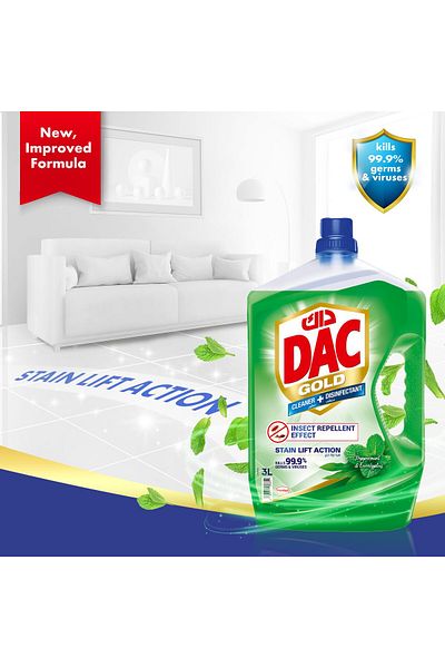 DAC Gold Peppermint & Eucalyptus Disinfectant 3 Litres