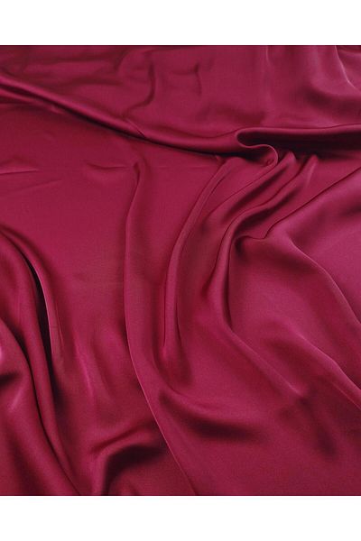 Kumaş Parça Thin Satin in Dark Pink and Burgundy Colors (Width 150 cm X Length 330 cm)