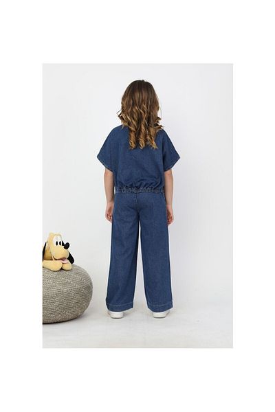 JABBER Flower Detail Denim Suit