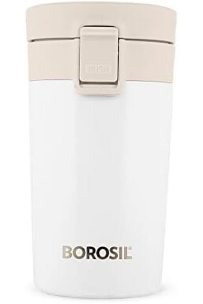 Borosil Vacuum Insulated Double Wall Travelmate Mug - 300 ml