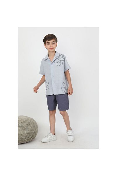 JABBER Men's Cactus Pattern Shorts Suit