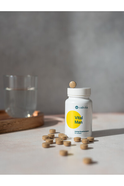 Calivita Vital Man Food Supplement Recommended for Men for a Fulfilled Se-x Life (60 tablets) -