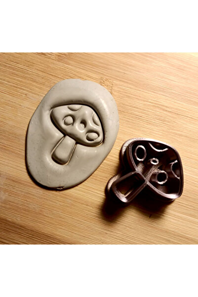 Enbceramic 4CM MANTAR KALIP POLİMER KİL & SERAMİK KALIP KÜPE KALIBI