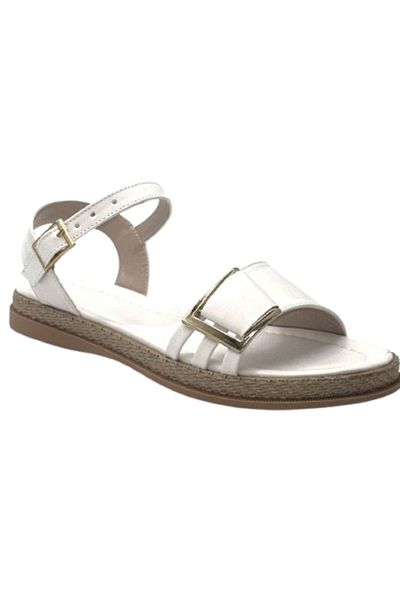 KİNDEP Kindep (Cemre) Thermo Non-Slip Sole Daily Women's Sandals White