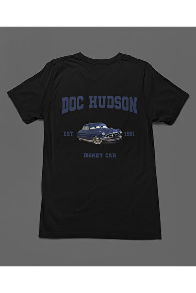 Bumeta Doc Hudson Arabalar Cars Şimşek McQeen Unisex Tişört T-Shirt