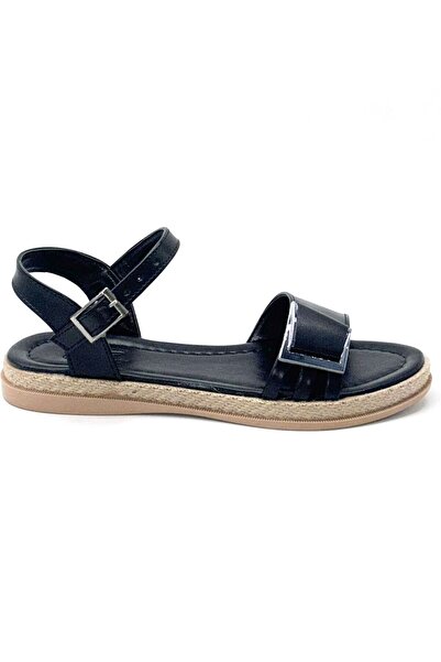 KİNDEP Kindep (Cemre) Thermo Non-Slip Sole Daily Women's Sandals Black