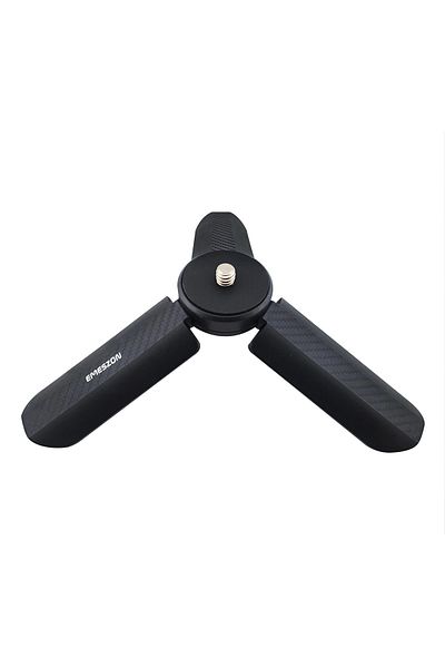 EMESZON Mini Tripod, 1/4 inch thread, EMESZON® TM-01, for multiple Photo and Video accessories, black