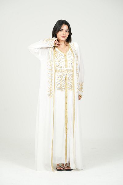 al bent al sharqieh Embroidered Kaftan Luxury Dress Women kaftan dress