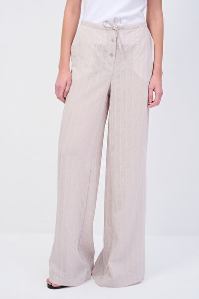 Love My Body Moda Tutkusu Çizgili Pantolon