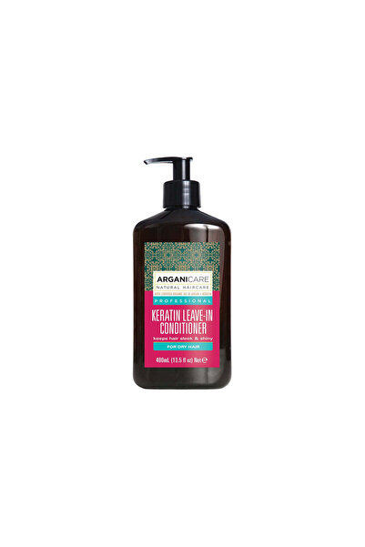 Arganicare Balsam fără clătire cu keratină pentru păr uscat, Arganicare, 400 ml